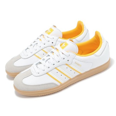 adidas Originals Samba OG White Crew Yellow Gum Men Unisex Casual Shoes ID1479