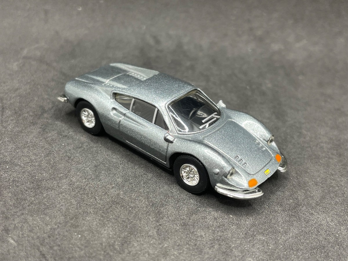 ミニカー 1/43 FERARRI Dino246minicar silver Kyosho 1/64 Ferrari collection 1 Dino 246 GT Silver Diecast model