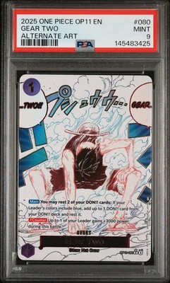 Gear Two (Alternate Art) OP11-080 A Fist of Divine Speed Foil for