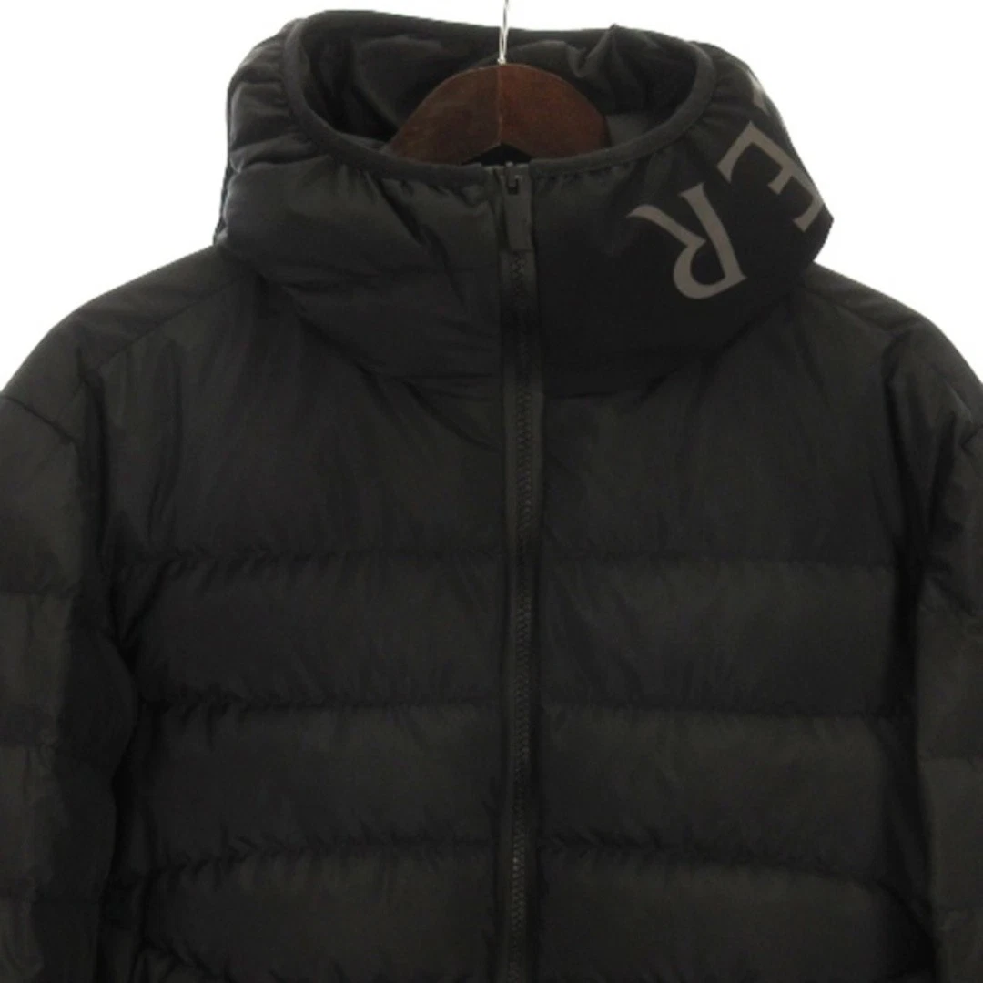 Moncler VERNASCA piumino cappuccio zip J10911A00017 nero 1 spalla usa