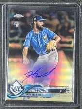 Wood, Hunter - 2018 Topps Chrome - Rookie - Autograph - Refractor - 498/499
