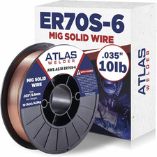 MIG Welding Wire ER70S-6 Mild Steel .023 .030 .035 Diameter Options