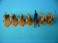 Timpo 7 Pferde für Cowboys - Mexikaner - Indianer - Soldaten - Kavallerie -