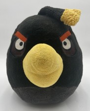 2011 Commonwealth Angry Birds 10" Inch Plush Black Bomb Stuffed Animal Toy