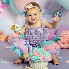 NEW Girls 1-2 years Tutu Pettiskirt Ruffle Skirt Dress