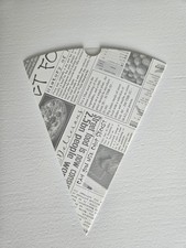 CHIP Shop CONE Disposable Takeaway Thick Paper Card Newsprint Pack 20