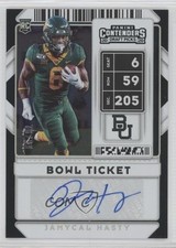 2020 Contenders Draft Picks College Bowl Ticket 76/99 Jamycal Hasty Auto 0rm0