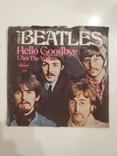 The Beatles Hello Goodbye/I Am The Walrus Vinyl 45 1967 Original Well Worn