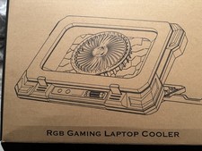 Chillcore RGB Gaming Laptop Cooling Pad with 5.5" Turbo Fan, Rapid Cooling for 1