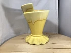 Vintage Royal Hickman (Haegar) Art Pottery Vase - 1940's 7 1/4” tall,  6”  wide
