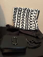 Marc Jacobs Black Crossbody Bag w/ Detachable...