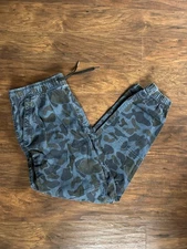 Plugg Jogger Pants Men’s Camo Size L Elastic Waist Hunting Outdoor