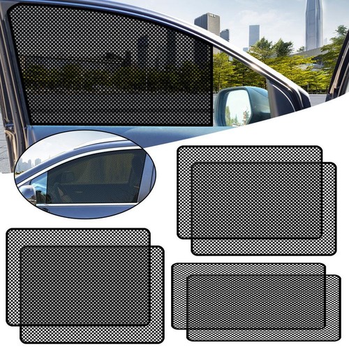 Car Side Window Sunshade, 2PCS Static Cling Films Stickers Sun Shade UV Rays Pr✲ - Picture 2 of 16