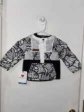 NWT Kids Obermeyer Finn Windbreaker Pullover Hoodie Jacket Black White Sz XS