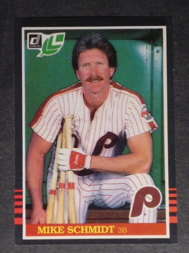 1985 Donruss Leaf Mike Schmidt #205 Phillies NM/MT or Better - 第 1/2 張圖片