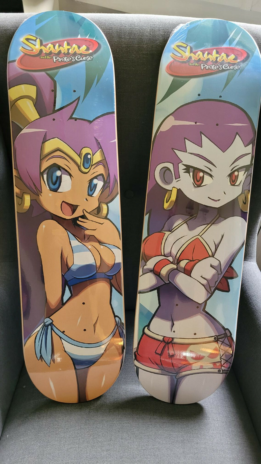 Planche de skate Shantae Limited Run avec deux grips exclusifs pour le skatepark