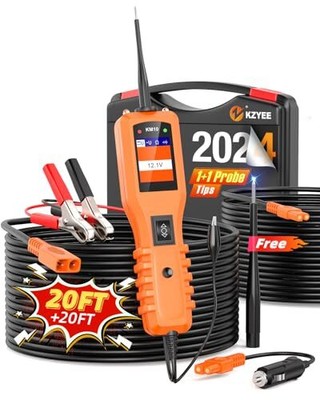 KZYEE KM10 Power Circuit Probe Kit, 12V 24V Automotive Circuit Tester Electri...