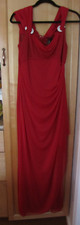 Alex Evenings Sleeveless Dress with Rhinestone  Split Sleeve Accents - Size 8