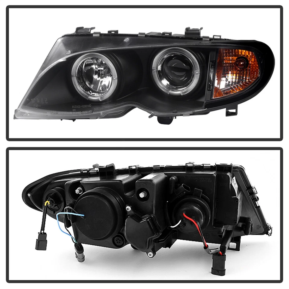 Spyder Auto 5042415 Halo Projector Headlights Fits 320i 325i 325xi 330i 330xi - Imagem 3 de 4