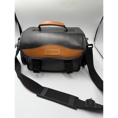 Trikon Camera Bag Shoulder Case Vintage Retro Photography EUC