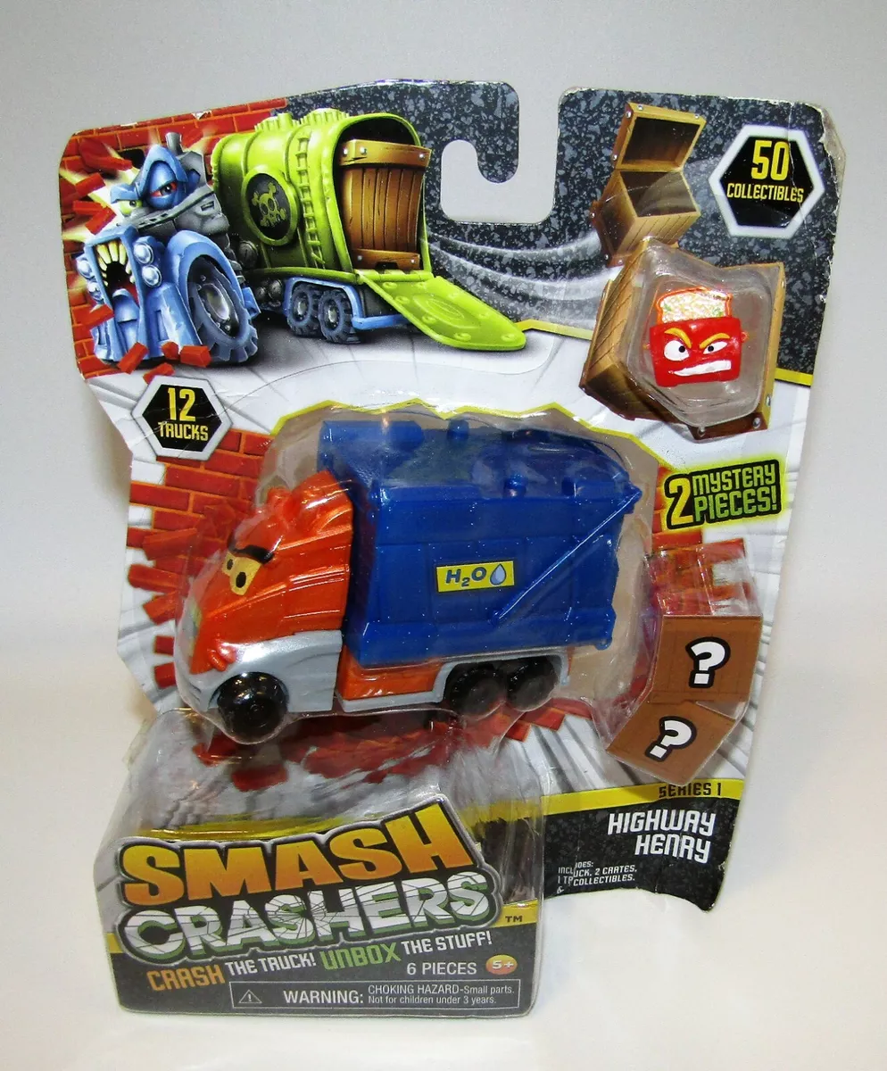 Just Play Smash Crashers Highway Henry Series 1 Crash The Truck Unbox The  Stuff