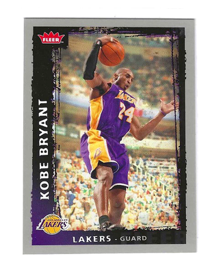 2008-09 Fleer #101 Kobe Bryant NBA Los Angeles Lakers #KB120 | eBay