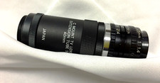 C Mount TV Lens Extension Tube Set 40mm w/ TV Lens 24mm, 1:1.4