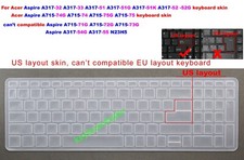 Keyboard Protector Skin Cover for Acer A317-32 A317-33 A317-51G A317-52 A715-74G