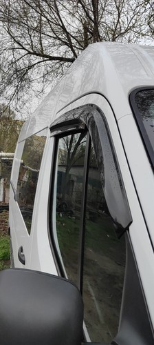 RENAULT MASTER 2010-2023 EXTERNAL FIT WIND RAIN SMOKE SUN GUARD DEFLECTORS 2PCS - Picture 19 of 24