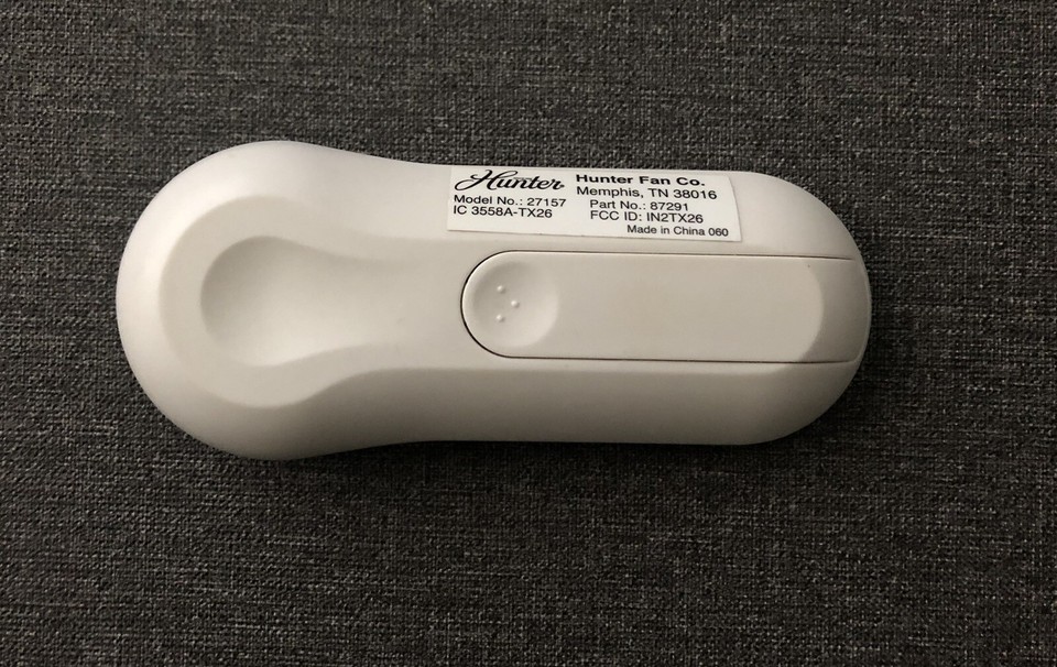 Hunter Fan Remote Control ONLY Model 27157 eBay