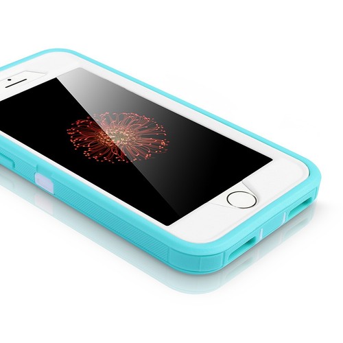 Funda híbrida resistente a prueba de golpes con protector de pantalla para iPhone 7 8 SE - Imagen 12 de 20