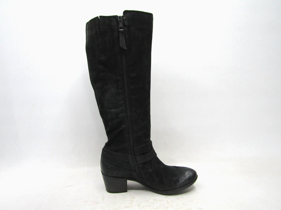 Botas hasta la rodilla Mjus para mujer talla 38 EUR negras de cuero suave con cremallera de moda Foto 4 de 4
