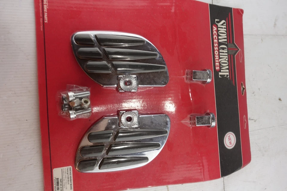 ХРОМИРОВАННЫЕ НАПОЛЬНЫЕ ДОСКИ ДЛЯ ЗАДНИХ ПАССАЖИРОВ 8 ММ HONDA KAWASAKI SUZUKI YAMAHA - Изображение 2 из 4