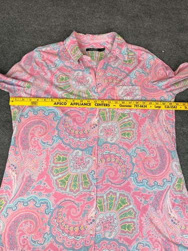 Lauren Ralph Lauren Women's Logo Sleepshirt 3/4 Sleeve Size XL - Picture 6 of 7