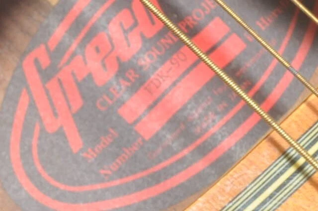 GRECO FDK-90 (Maccaferri type acoustic guitar) Electric Guitar Ref No 6833 - Image 2 of 4