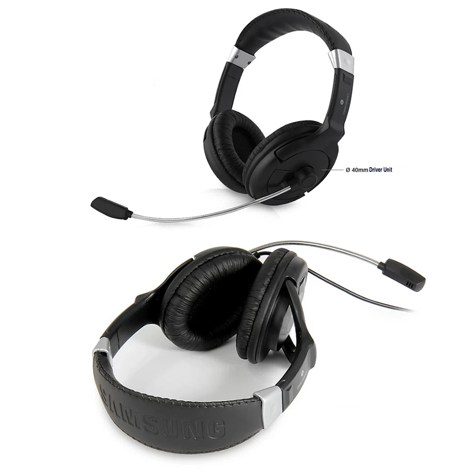 Samsung SHS100V/B Premium HiFi Stereo Headset with Mic Microphone Laptop ps4 - Image 4 of 4