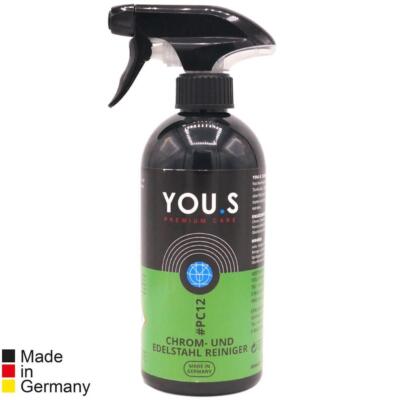 YOU.S Chrome Cleaner Stainless Steel Cleaner Alloy Rims Trim Parts Care 500 ml
