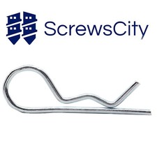 R Clips Single Type AN 75 Retaining Pins Spring Clips Zinc Plated Steel R-pin