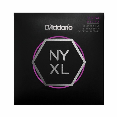 D'Addario NYXL09564SB Nickel Wound 7-string Strandberg Cust Lt 9.5-64 String Set - Picture 5 of 12