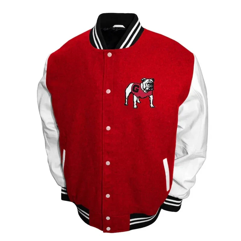 Letterman GA Bulldogs Graduate Varsity Jacket
