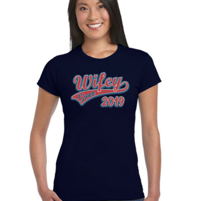 Wifey Since 2019 T-Shirt Damen Lustiges Hochzeitstag Frau Valentinstag