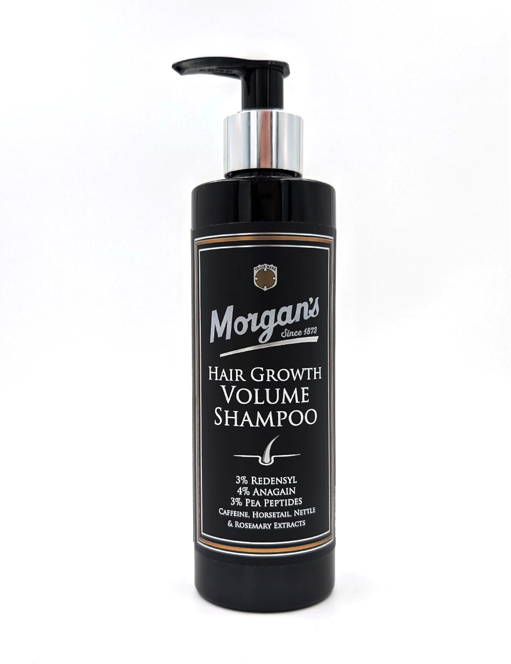 Morgans Hair Growth Volume Shampoo 250ml - Supports Growth & Thicker Hair
