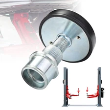 Auto Car Lift Telescopic Round Tray Rubber Pads Peg 2-Stage Screw-up Pads