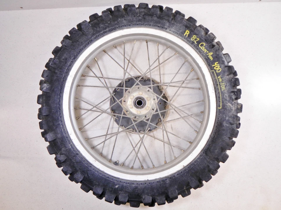 82 CAN-AM QUALIFIER IV 400 SUN METAL RUEDA TRASERA CUBO 18" Foto 4 de 4