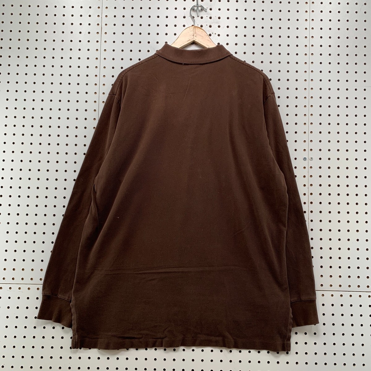 Polo Ralph Lauren Collared Shirt Mens XL Brown Long Sleeve Preppy