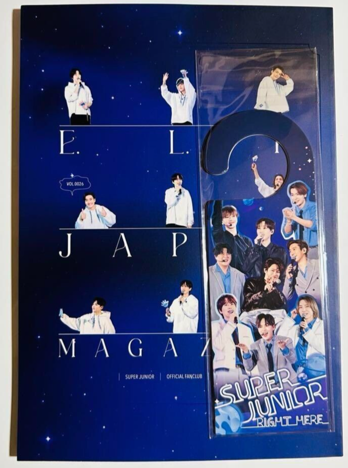 SUPER JUNIOR JAPAN E.L.F Fan Club FC Official Book Magazine