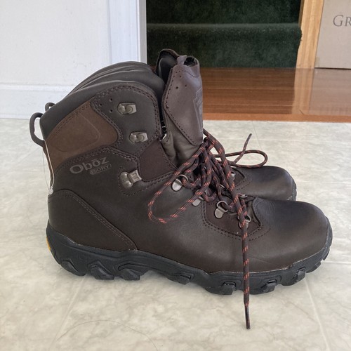 Oboz Yellowstone Premium Mid B-DRY M Hiking Leather Boot Espresso 10 Waterproof | eBay