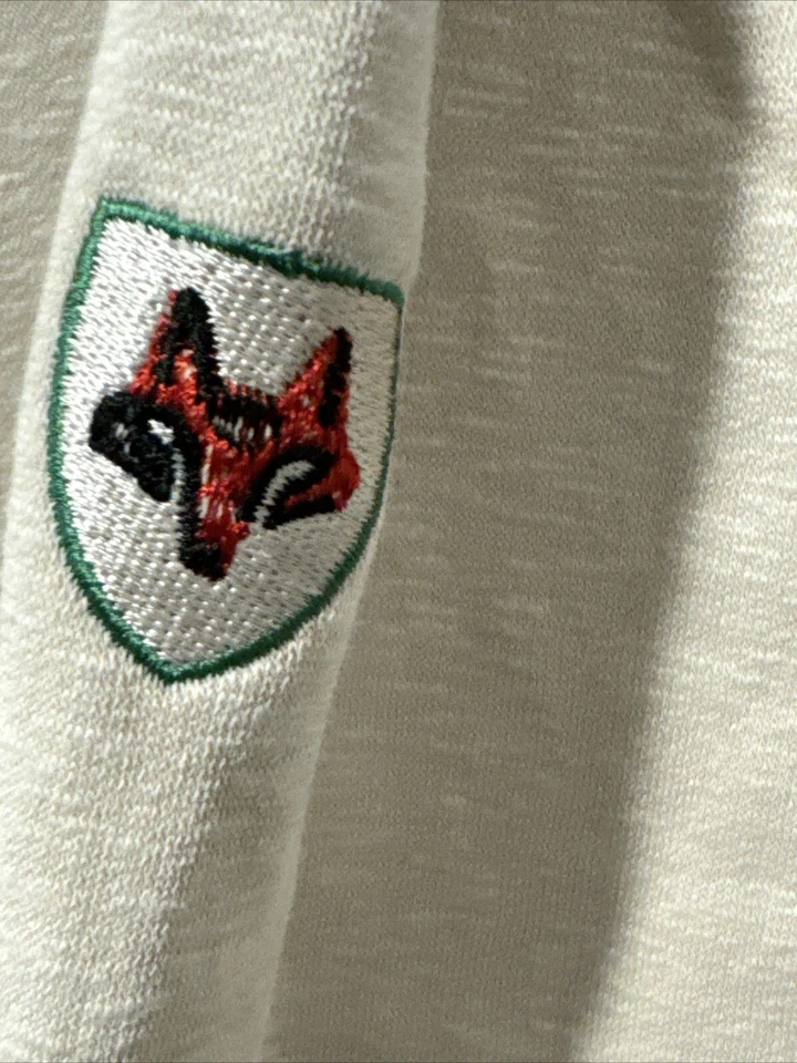 Pullover Ashworth Hombre Beige 1/4 Cremallera Forrado de Vellón Mediano Foto 3 de 4