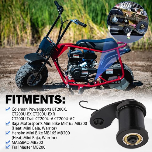 Tensor de cadena rodillo de 1-3/4" para mini bicicleta 196cc CT100U CT20 Coleman CT200U - Imagen 2 de 11
