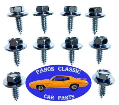 GM Dash Interior Console Door Panel Hex Head Tapping Screw #14 x 3/4'' 10pcs 126